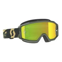 Scott очки кроссовые Primal Green Зеркальная Желтая линза в Томске