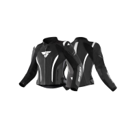 Shima Куртка Кожаная женская Miura 2.0 Black/White в Томске