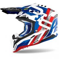 Airoh Мотошлем Aviator 3 Rainbow Blue/Red Gloss в Томске