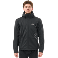 Dragonfly Мототолстовка DF Urban Man 2025 Black с защитой в Томске