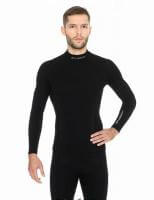 Brubeck Футболка мужская дл.рукав Wool Merino 78% Черный в Томске