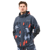 Dragonfly Мембранная куртка Quad 2.0 Man 2025 Grey - Orange Camo в Томске