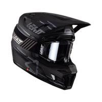 Leatt Мотошлем кроссовый Moto 9.5 Carbon Helmet Kit V26 Black в Томске
