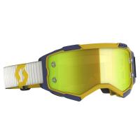 Scott Очки кроссовые Fury yellow/blue yellow chrome works в Томске