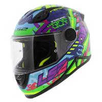 LS2 Мотошлем FF812 Kid Svent Blue Green в Томске