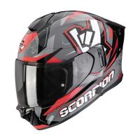 Scorpion Exo Мотошлем Exo-530 Air Rok Серый/Черный/Красный в Томске