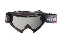 AiM Очки кроссовые (PRO) 157-100 Black Glossy в Томске