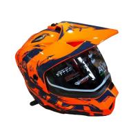AiM Шлем детский JK802Y Orange/Blue в Томске