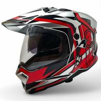 AIM Шлем кросс/эндуро JK802S Red/Grey/Black в Томске