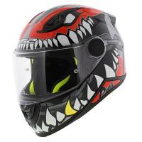 LS2 Мотошлем FF812 Kid Punk Grey Red в Томске