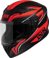 IXS Шлем 136 2.0 Kids Star 2 Черно-красно матовый в Томске
