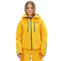 Dragonfly Куртка утепленная Gravity Premium Woman Yellow-Dark Ocean в Томске