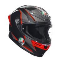 AGV Шлем K6 S 2206 Slashcut Black/Grey/Red в Томске