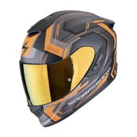 Scorpion Exo Мотошлем Exo-1400 Evo II Linart Черный Матовый/Оранжевый/Серый в Томске