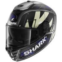 Shark Шлем Spartan RS Stingrey Mat Antracite/Antracite/Blue в Томске