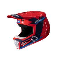 Leatt Шлем кроссовый детский Helmet Kit Moto 3.5 Jr V25 Royal в Томске