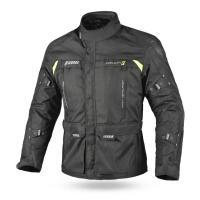 Dimox Мотокуртка текстиль Explorer Mens Touring Black/Yellow в Томске