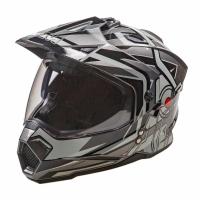 AIM Шлем кросс/эндуро JK802S Black/Grey/White в Томске
