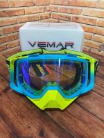 Scout Vemar Маска кросс MJ-1024-1 сине-желтая в Томске