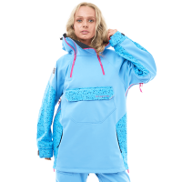 Dragonfly Куртка-анорак сноубордическая DF Uktus Woman Blue - Pink в Томске