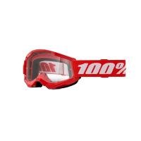 100% Очки подростковые Strata 2 Junior Red / Clear в Томске