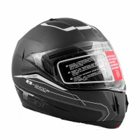 Beon Шлем модуляр B-700 Matt Grey/Black White в Томске