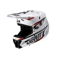 Leatt Шлем кроссовый детский Helmet Kit Moto 3.5 Jr V25 White в Томске