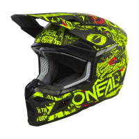 Oneal Шлем кроссовый детский 3Series Attack Youth V24 черный/желтый в Томске