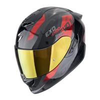 Scorpion Exo Мотошлем Exo-1400 Evo II Carbon Air Platted Карбон/Красный в Томске
