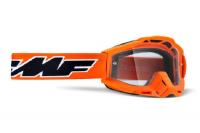 100% Маска кросс FMF Powerbomb Rocket Orange - прозрачная линза в Томске