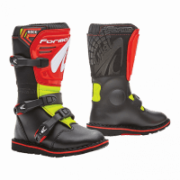 Forma Ботинки кроссовые детские Rock Black/Red/Yellowfluo в Томске
