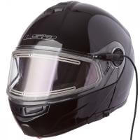 LS2 Мотошлем снегоходный FF325 Strobe Electric Snow Solid Черный в Томске