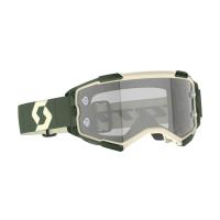 Scott Очки кроссовые Fury LS kaki green/light sensitive grey works в Томске