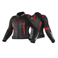 Shima Куртка Кожаная женская Miura 2.0 Black/Red в Томске