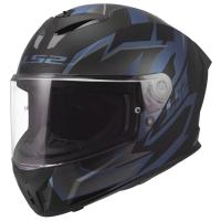 LS2 Мотошлем FF820 Rapid III Xtrem Black Blu Petrol в Томске