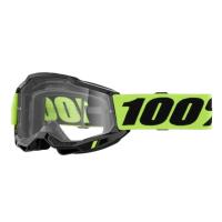 100% Очки подростковые Accuri 2 Neon Yellow / Clear в Томске