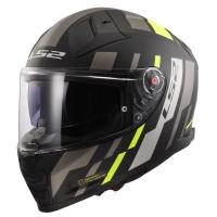 LS2 Мотошлем FF811 Vector II Tron матовый черно-желтый в Томске