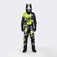 Grom Штаны кроссовые подростковые MX Religion lime в Томске