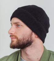 Шапка флисовая Tactical Pro Black в Томске