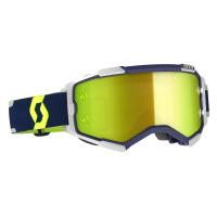 Scott Очки кроссовые Fury blue/grey yellow chrome works в Томске