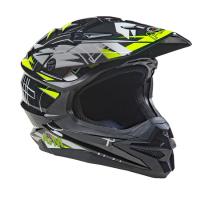 AiM Шлем кроссовый JK803S Yellow/Black в Томске
