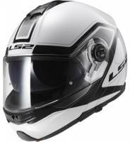 LS2 Мотошлем снегоходный FF325 Strobe Electric Snow Civik Черный/Белый в Томске