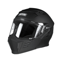 Simpson Шлем модуляр Darksome Matt Black в Томске