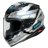 Shoei Мотошлем NXR 2 Fortress серо-черно-голубой в Томске