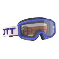 Scott Очки Split OTG white/blue clear works в Томске