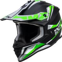 IXS шлем кроссовый 362 2.0 Черно-зеленый-белый в Томске