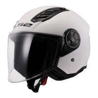 LS2 Мотошлем OF616 Airflow II Solid белый в Томске