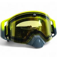 AiM Очки снегоходные с магнитной линзой и подогревом (PRO) 31-108 Accu Heated Yellow-Grey Glossy в Томске