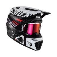 Leatt Мотошлем кроссовый Moto 9.5 Carbon Helmet Kit V24 White в Томске