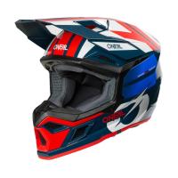 Oneal Кроссовый шлем 3Series Ride V.25 синий/белый в Томске